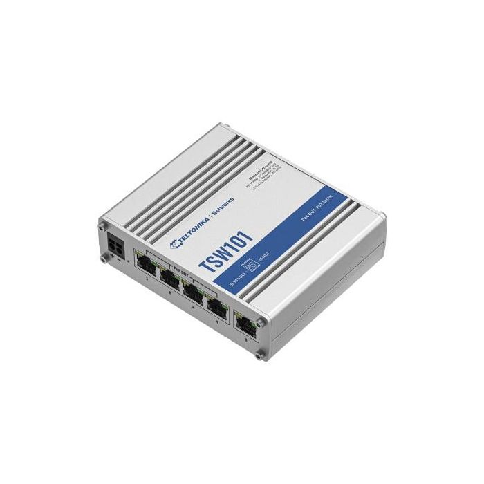 Teltonika Networks TSW101 Switch Ethernet Industrial PoE+ de Alta Resistencia para Aplicaciones de Automoción 3 Teltonika Networks TSW101 Switch Ethernet Industrial PoE+ de Alta Resistencia para Aplicaciones de Automoción 3