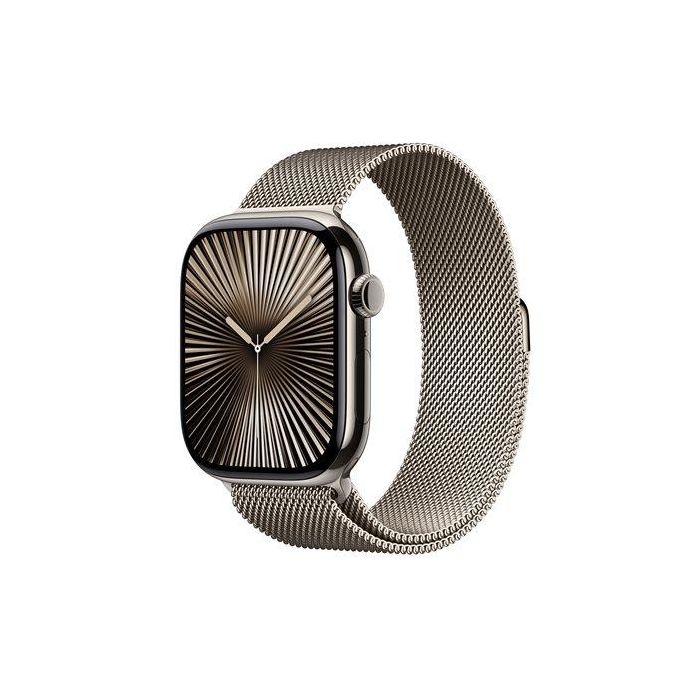 Apple Watch Series 10 (GPS + Cellular) 46mm Titanio con Correa Milanese Loop, Pantalla Retina OLED Always-On, ECG, Oxígeno en Sangre, Chip S10, 18h Batería 1 Apple Watch Series 10 (GPS + Cellular) 46mm Titanio con Correa Milanese Loop, Pantalla Retina OLED Always-On, ECG, Oxígeno en Sangre, Chip S10, 18h Batería 1