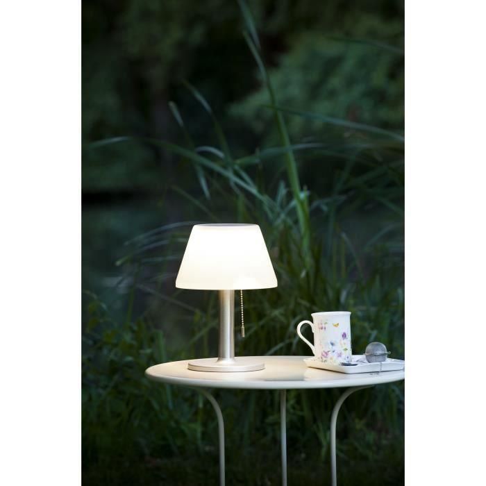 GALIX Lámpara de mesa solar G2 muy iluminadora con detector de presencia - 100 lúmenes GALIX Lámpara de mesa solar G2 muy iluminadora con detector de presencia - 100 lúmenes