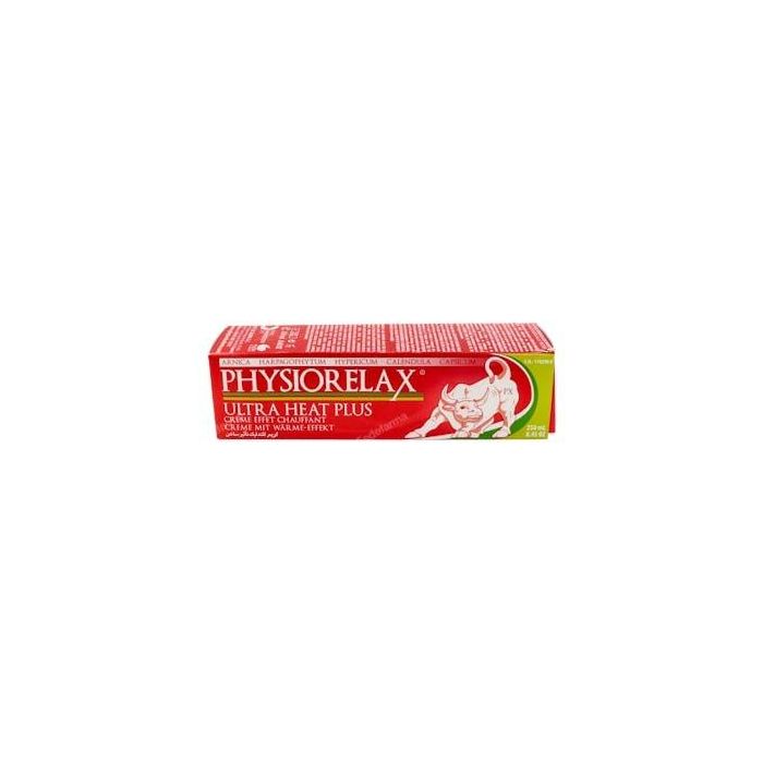 PHYSIORELAX Crema de Masaje Ultra Heat 250ml - Prepara, Protege y Recupera Músculos y Ligamentos