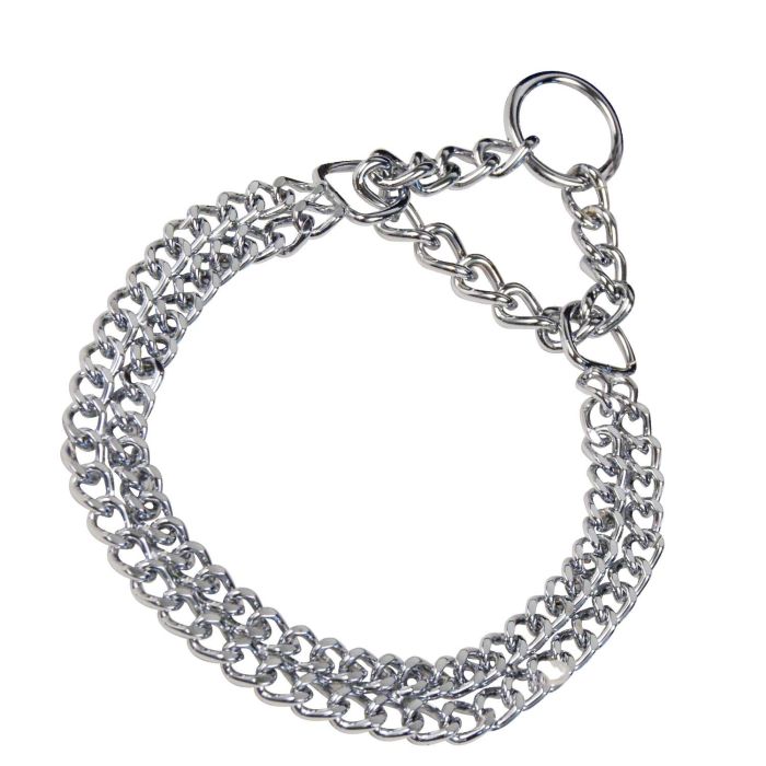 Collar Doble 2 mm*50 cm Acero Cromado Collar Doble 2 mm*50 cm Acero Cromado