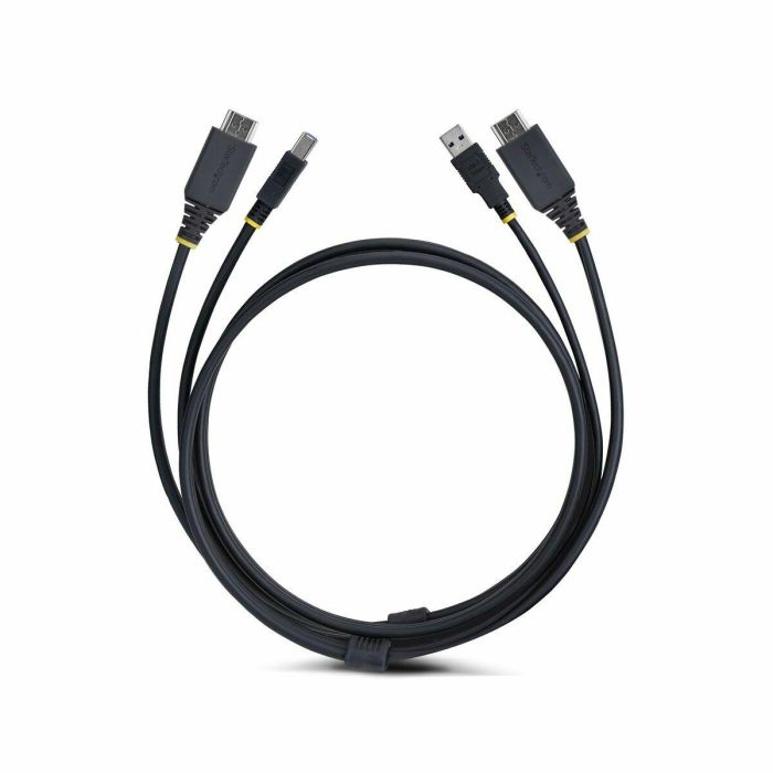 Cable adaptador Startech HU12210-KVM-CABLE Negro 1