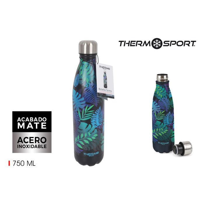 Botella Termo Thermosport 750 ml Decorada (6 Unidades) Botella Termo Thermosport 750 ml Decorada (6 Unidades)
