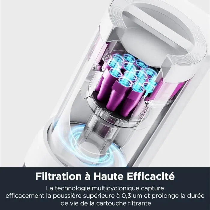 Eureka Aspiradora Robot E10S Blanco - 4000 Pa - 180 min 5