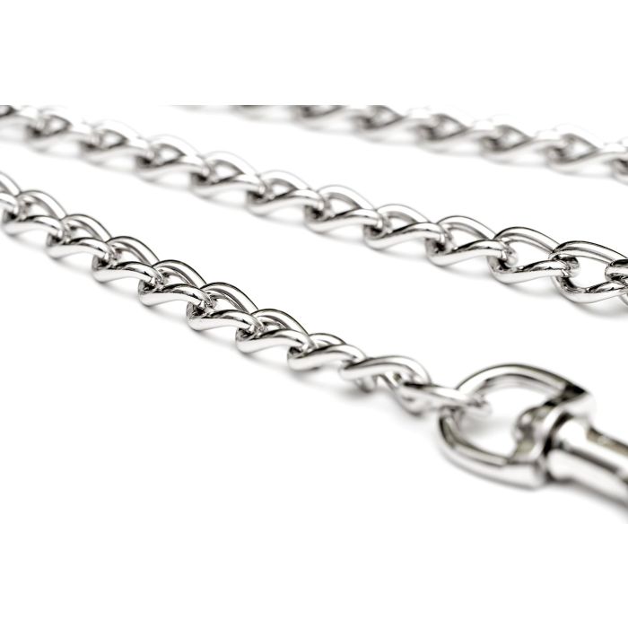 Gloria Acople de Cadena Cromada de Acero para 2 perros, Resistente y Práctico, ideal para pasear dos perros simultáneamente con una sola correa, 3mm x 38cm 3 Gloria Acople de Cadena Cromada de Acero para 2 perros, Resistente y Práctico, ideal para pasear dos perros simultáneamente con una sola correa, 3mm x 38cm 3