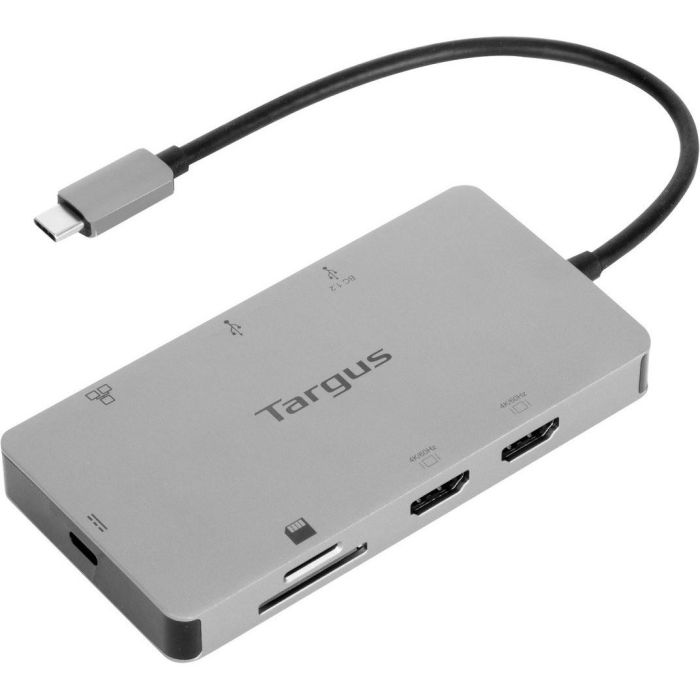 Targus DOCK423EU Replicador de Puertos USB-C 3.2 Gen 1 Base para Portátil, 100W PD, HDMI, Lector SD/MicroSD, Ethernet, Plata 0 Targus DOCK423EU Replicador de Puertos USB-C 3.2 Gen 1 Base para Portátil, 100W PD, HDMI, Lector SD/MicroSD, Ethernet, Plata 0