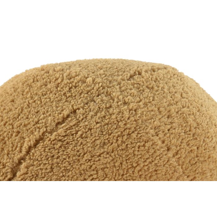 DKD Home Decor Cojin Suelo Boho Bucle 1c24 Mostaza 50 x 50 x 40 cm 1