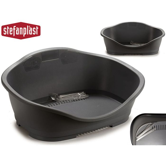 Cama para mascota Stefanplast 97621 Gris Plástico 68 x 27,5 x 49 cm 6 Unidades 3