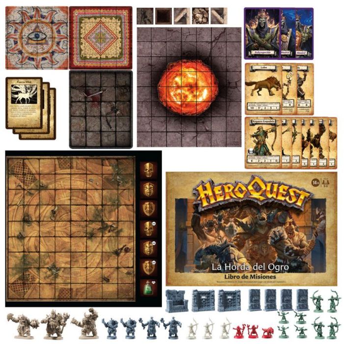 Heroquest Pack Misión La Horda Del Ogro F9528 Hasbro 2