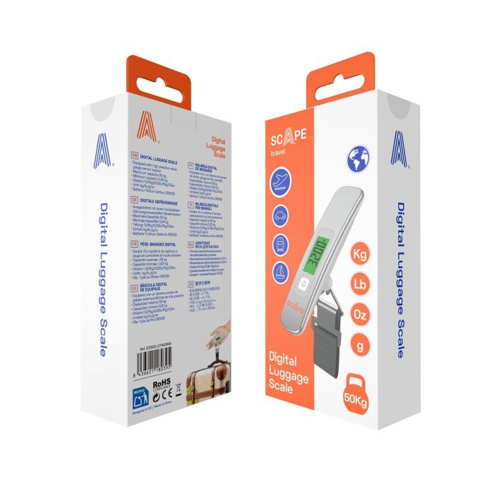 Báscula Digital para Equipajes Scape Travel ELS30 1 Báscula Digital para Equipajes Scape Travel ELS30 1