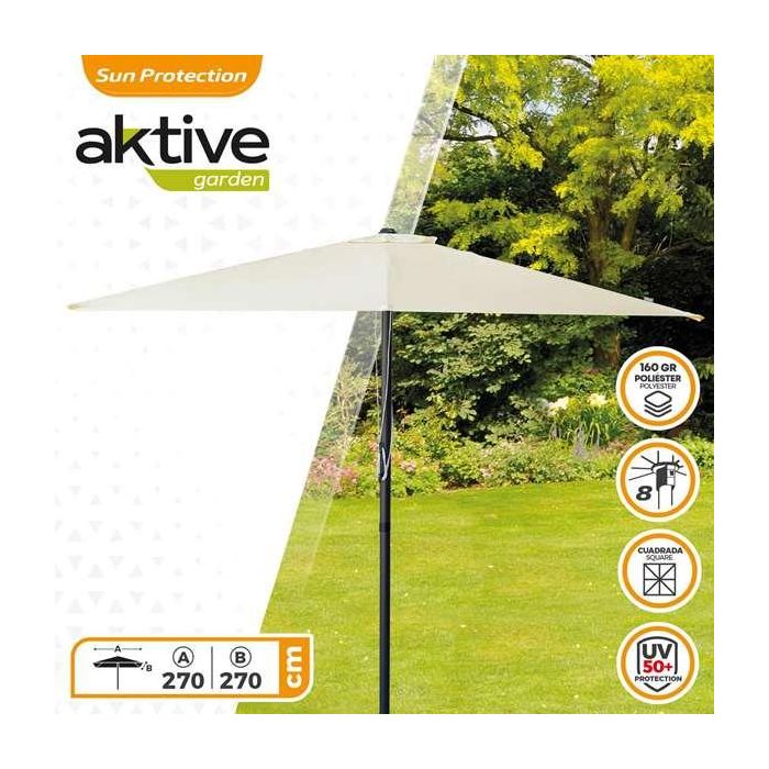 Sombrilla Aktive Crema 270 x 261 x 270 cm 3