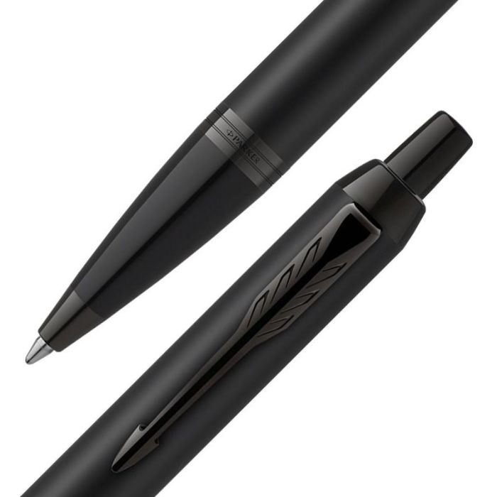 Parker IM Achromatic Bolígrafo Punta Retráctil Negro Azul 2127618 2