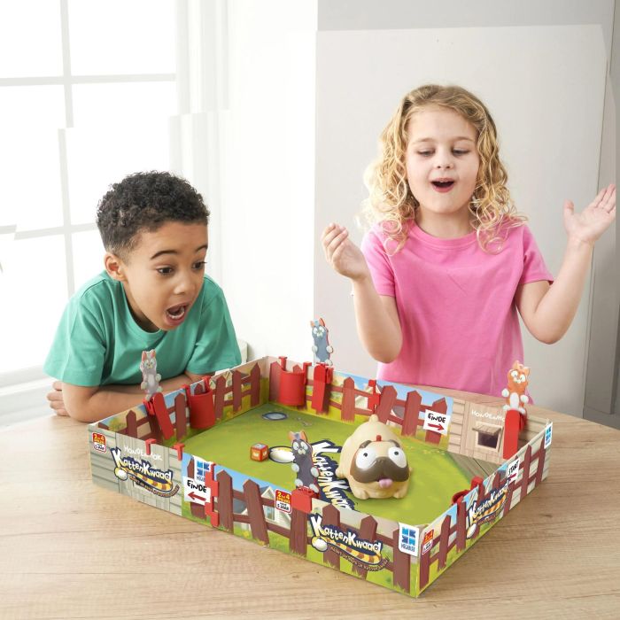 Megableu MEG3760046781550 Juego de mesa Chat'Panic, Mueve a tu gato hacia adelante, evita al perro Moloss 2 Megableu MEG3760046781550 Juego de mesa Chat'Panic, Mueve a tu gato hacia adelante, evita al perro Moloss 2