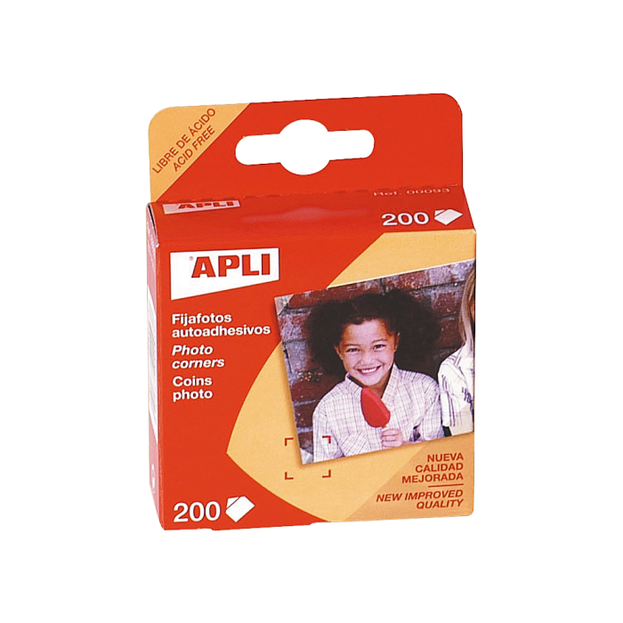 Apli Fijafotos Adhesivos para Fotos 200 Unidades 15 x 15 mm 1 Apli Fijafotos Adhesivos para Fotos 200 Unidades 15 x 15 mm 1