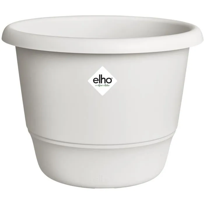 Elho ELH8711904535148 Maceta Amiga Round 30 Blanca L 30 x A 29,5 x A 22 cm Exterior 100% Reciclada 0 Elho ELH8711904535148 Maceta Amiga Round 30 Blanca L 30 x A 29,5 x A 22 cm Exterior 100% Reciclada 0