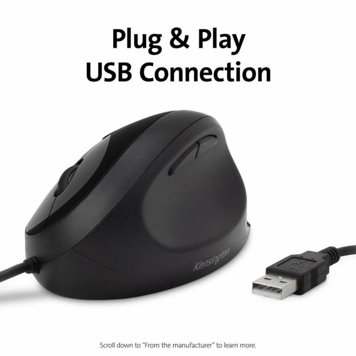 Ratón Kensington K75403EU Negro (1 unidad) 1 Ratón Kensington K75403EU Negro (1 unidad) 1