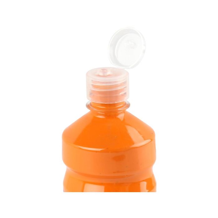 Tempera Liquida Liderpapel Escolar 500 mL Naranja 2