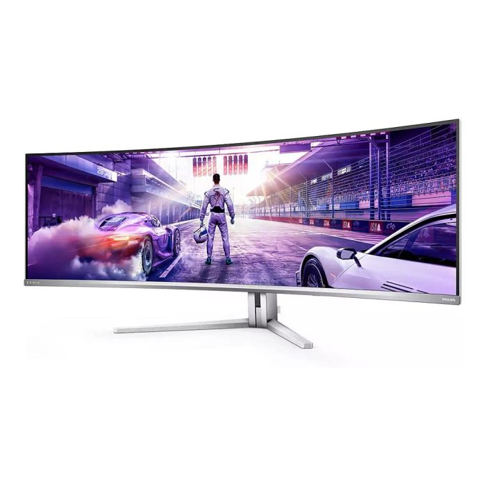 Philips Evnia 8000 49M2C8900/00 Monitor Gaming Curvo 48.9" (124.3cm) Dual QHD 5120x1440 QD-OLED 240Hz, G-SYNC, FreeSync Premium Pro, 2xHDMI 2.1, DP 1.4, USB-C 90W, Blanco Philips Evnia 8000 49M2C8900/00 Monitor Gaming Curvo 48.9" (124.3cm) Dual QHD 5120x1440 QD-OLED 240Hz, G-SYNC, FreeSync Premium Pro, 2xHDMI 2.1, DP 1.4, USB-C 90W, Blanco