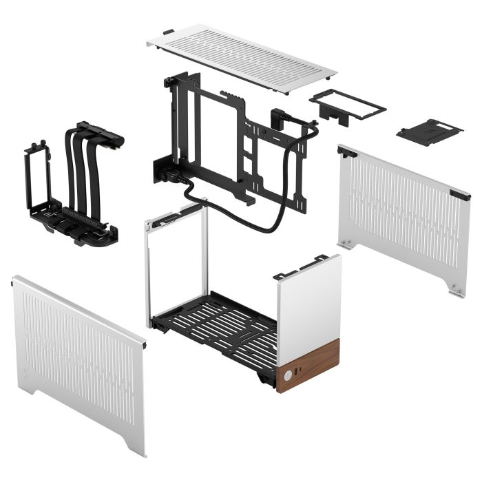 Fractal Design Terra Plata Caja PC SFF Mini-ITX Aluminio 7.7 cm 21