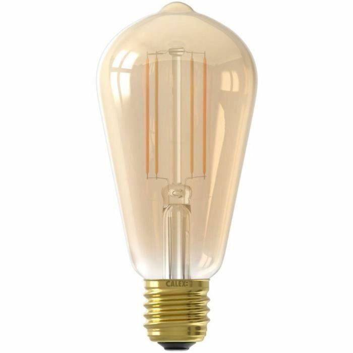 Bombillas conectadas de filamento LED Calex Edison ST64 ámbar E27 1