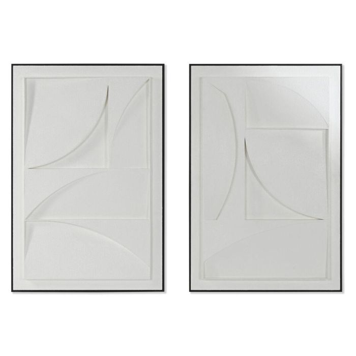 Cuadro Urban DKD Home Decor Blanco Negro 6.5 x 90 x 60 cm (2 Unidades) Cuadro Urban DKD Home Decor Blanco Negro 6.5 x 90 x 60 cm (2 Unidades)