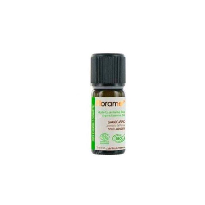 FLORAME Aceite Esencial Lavanda Aspic 10 ml Bio, Calmante y Regenerador Cutáneo para Picaduras y Piel Sensible
