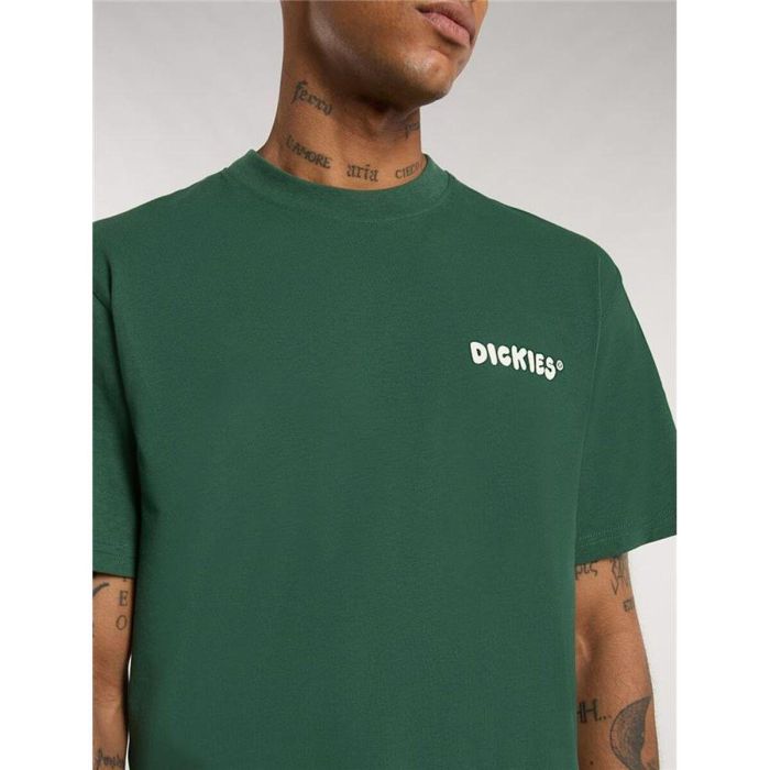 Camiseta de Manga Corta Hombre Dickies Gordonsville Ss Verde L 2
