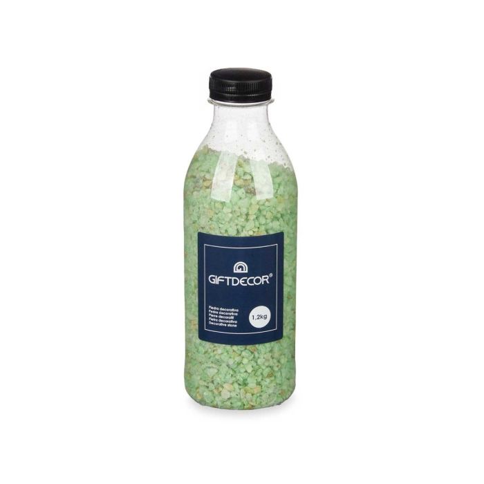 Bote Piedra Decorativa 1,2Kg Verde Giftdecor 7,5x21,8x7,5cm (12 Unidades) 2 Bote Piedra Decorativa 1,2Kg Verde Giftdecor 7,5x21,8x7,5cm (12 Unidades) 2
