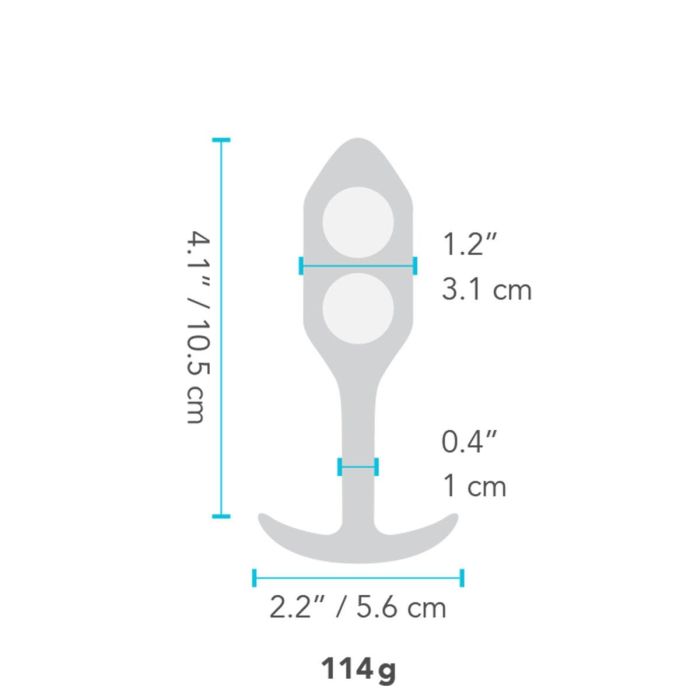 Plug Anal B-Vibe 2 Naranja Coral 4 Plug Anal B-Vibe 2 Naranja Coral 4