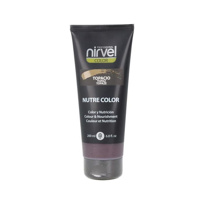 Nirvel Mascarilla Nutre Color Blond Topacio 200 ml - Matiza y mantiene rubios y tonos fríos Nirvel Mascarilla Nutre Color Blond Topacio 200 ml - Matiza y mantiene rubios y tonos fríos