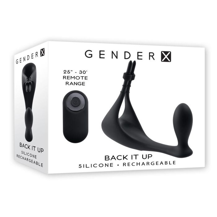 Plug Anal Gender X BACK IT UP Negro 1 Plug Anal Gender X BACK IT UP Negro 1