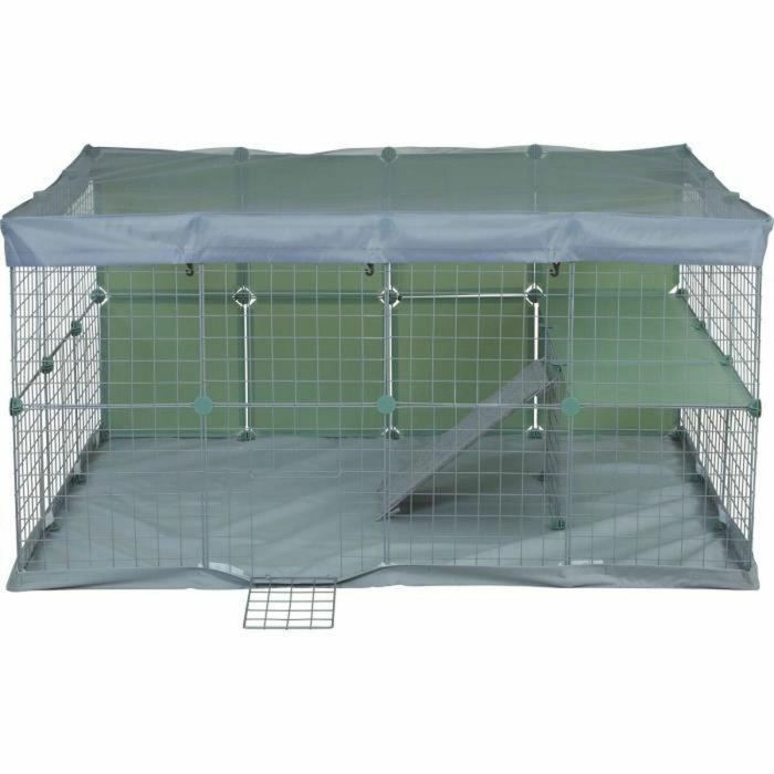 ZOLUX ZOL1713272885618 Recinto Modular Neo Park para Conejos y Pequeños Animales 140x105x70 cm (1,84 m²)