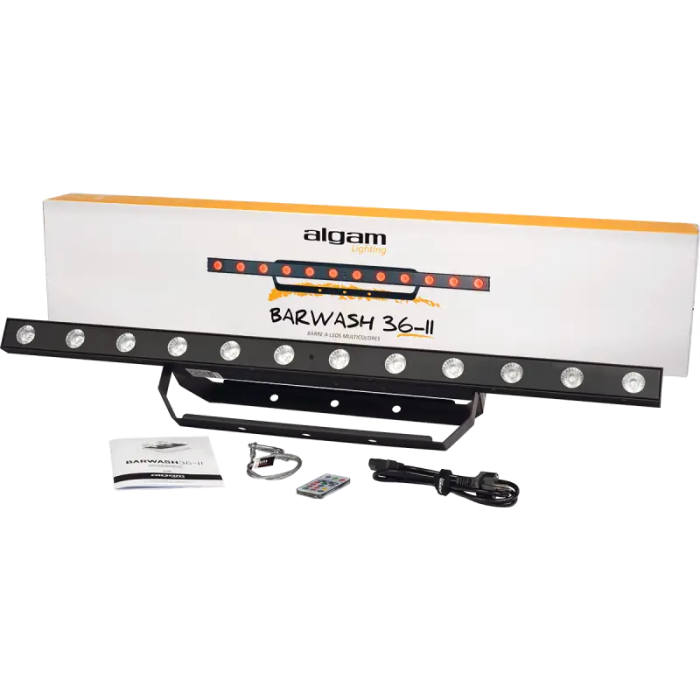 Algamlight Barwash36-Ii Barra Luces Led 12x3W para Fiestas y Actuaciones RGB Versátil 2