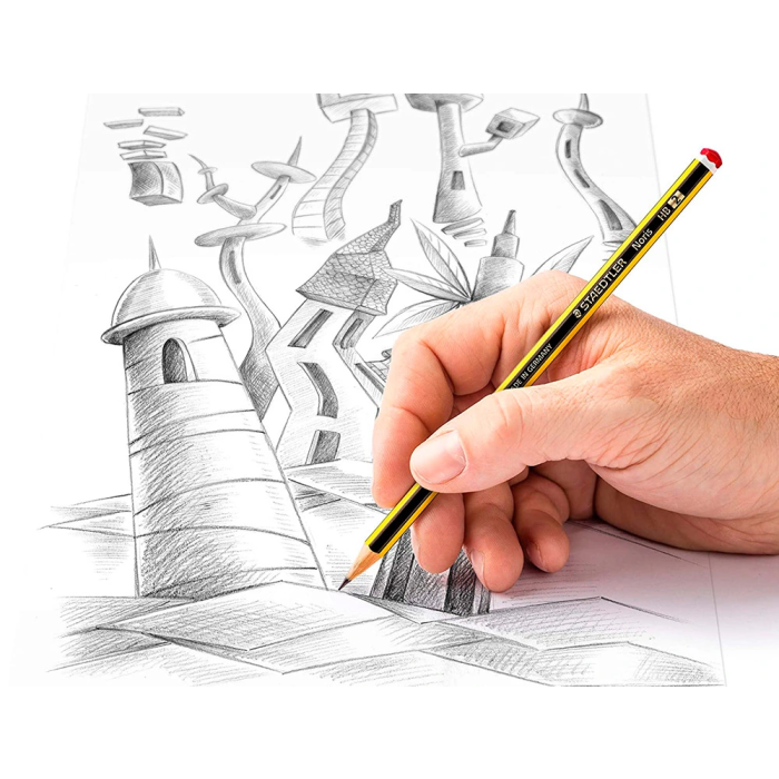 Staedtler Noris n.2 HB Lápices de Grafito Blister 10 Unidades 3