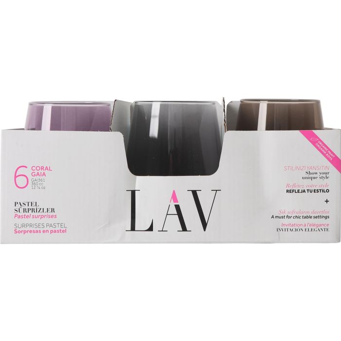 Vaso 360 cc Gaia Col - Lav (48 Unidades) 1 Vaso 360 cc Gaia Col - Lav (48 Unidades) 1