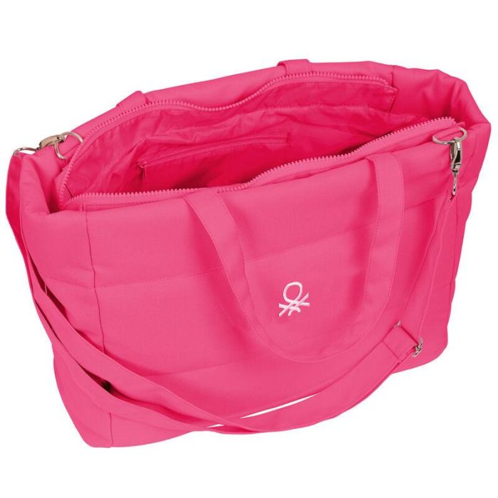 Maletín para Portátil Benetton Raspberry Fucsia (54 x 31 x 17 cm) 4