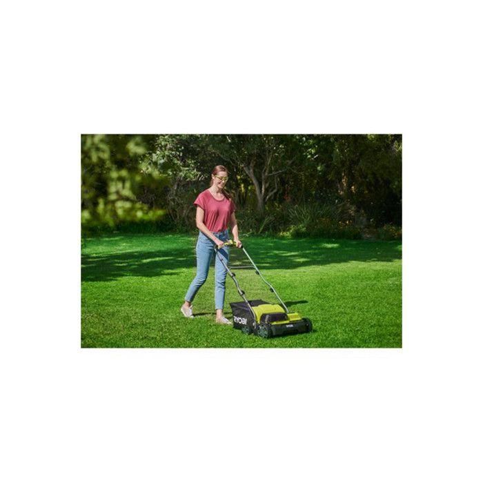 Escarificador/aireador - RYOBI - Brushless - Ø 35 cm - 2 en 1 - Contenedor flexible de 55 L - 2 baterías de 36V (18V ONE+) 4 Ah + 1 cargador 3 Escarificador/aireador - RYOBI - Brushless - Ø 35 cm - 2 en 1 - Contenedor flexible de 55 L - 2 baterías de 36V (18V ONE+) 4 Ah + 1 cargador 3
