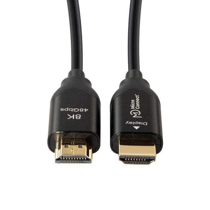 MicroConnect Cable HDMI 2.1 de Fibra Óptica Premium 8K Activo 50m para Largas Distancias, Ligero y Flexible 1 MicroConnect Cable HDMI 2.1 de Fibra Óptica Premium 8K Activo 50m para Largas Distancias, Ligero y Flexible 1