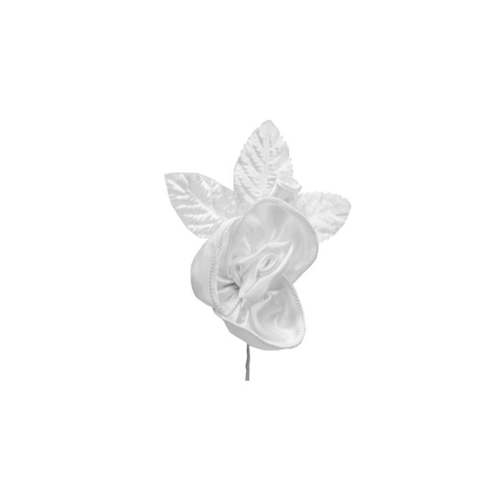 Mini Flor con Capullo Blanco