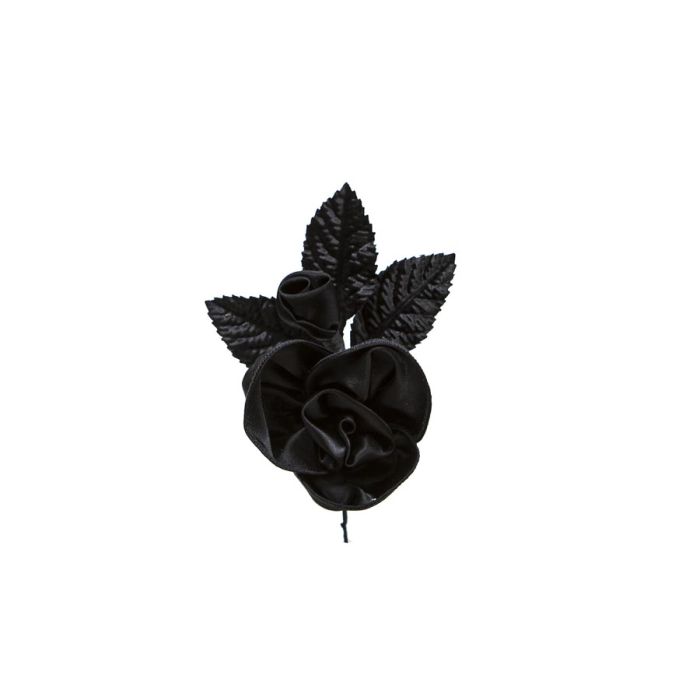 Mini Flor con Capullo Negro
