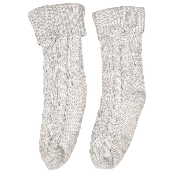 Par Calcetines Sherpa Gris Sensly