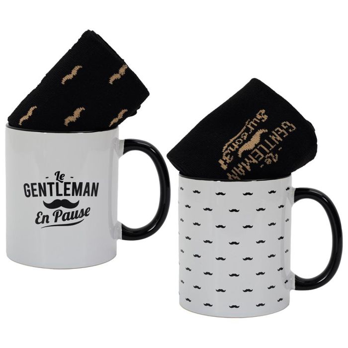 Juego De Taza Y Par Calcetines Home Deco Factory 2