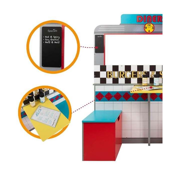 Cocina de Juguete Play & Learn Retro 90 x 104 x 58 cm 14