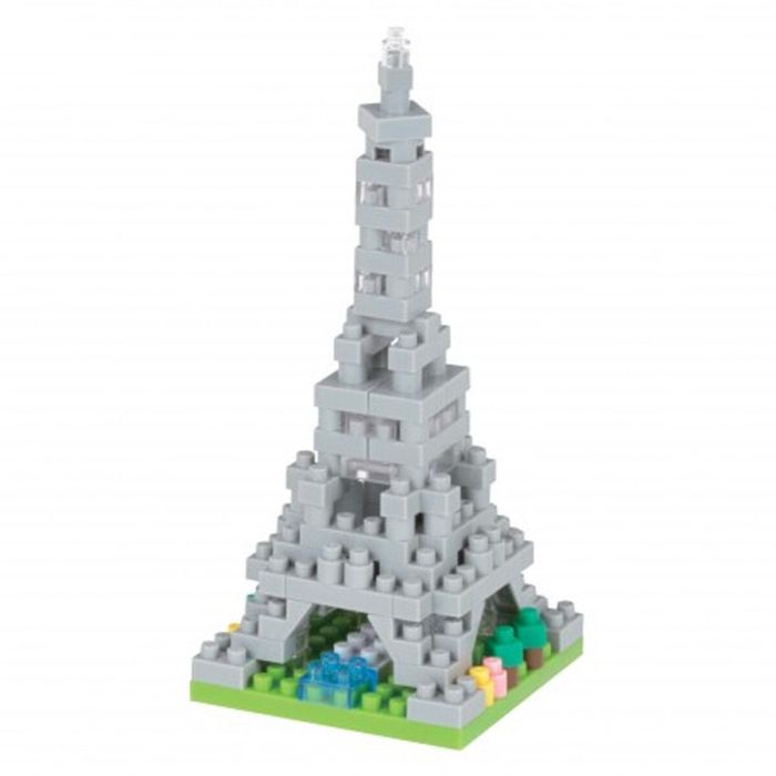 Bandai NB057 Nanoblock Torre Eiffel, Kit de Construcción 'Hazlo tú mismo' de 500 Piezas, Juego de Habilidad a partir de 8 Años 1