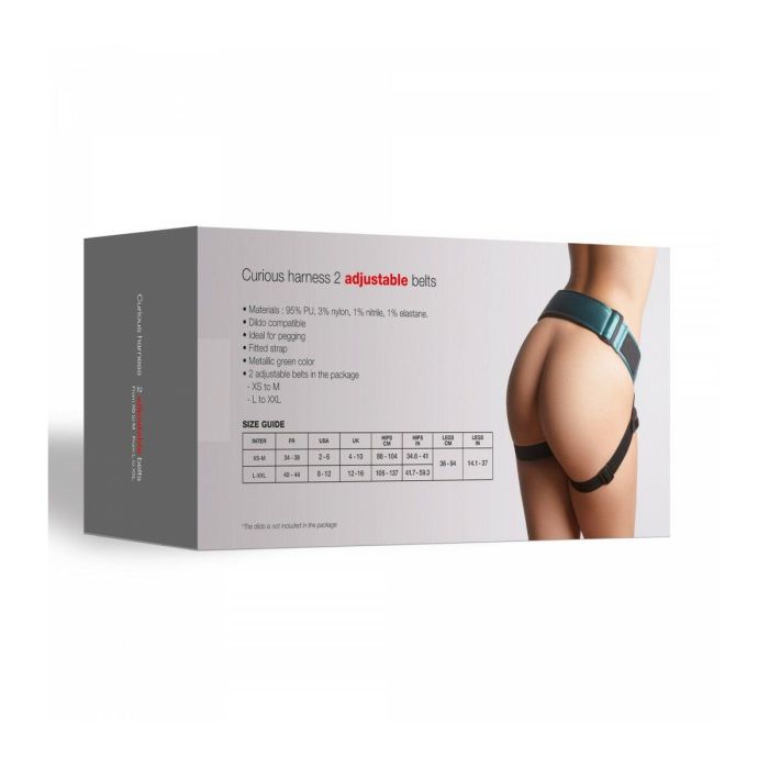 Arnés Strap-on-me Curious Verde 6 Arnés Strap-on-me Curious Verde 6