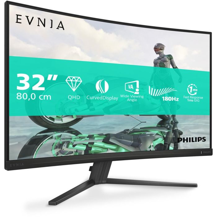 PHILIPS 32M2C3500L Pantalla Curva Gamer 32" QHD 180Hz Panel VA Rápido 0.5ms para PC 1 PHILIPS 32M2C3500L Pantalla Curva Gamer 32" QHD 180Hz Panel VA Rápido 0.5ms para PC 1