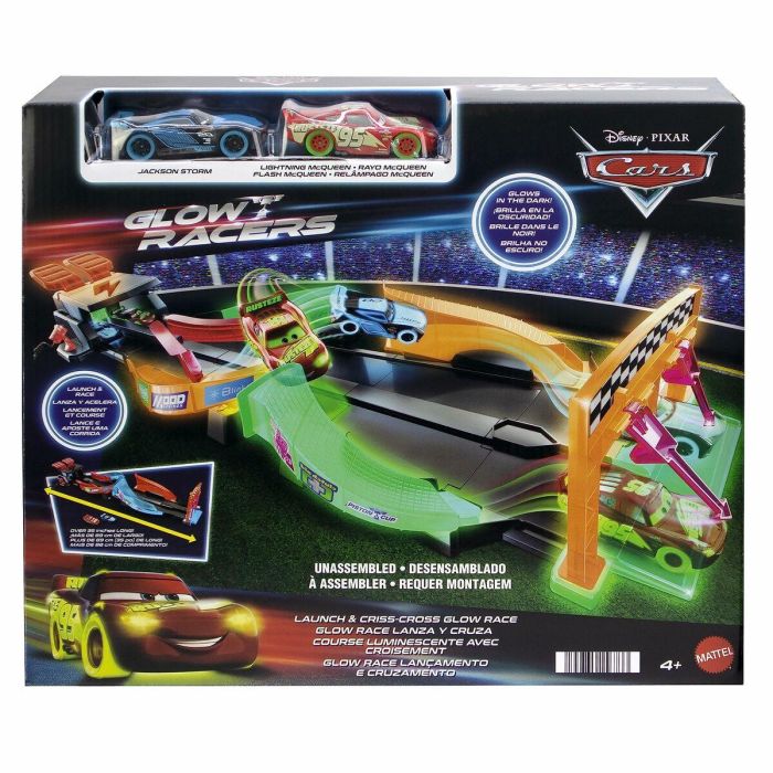 Pista Lanzadora Mattel Glow Racers Brilla en la oscuridad 1 Pista Lanzadora Mattel Glow Racers Brilla en la oscuridad 1