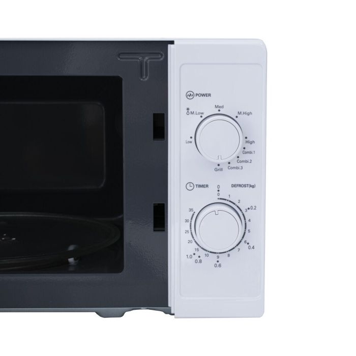 Microondas con Grill TM Electron Blanco 700 W 20 L 7 Microondas con Grill TM Electron Blanco 700 W 20 L 7