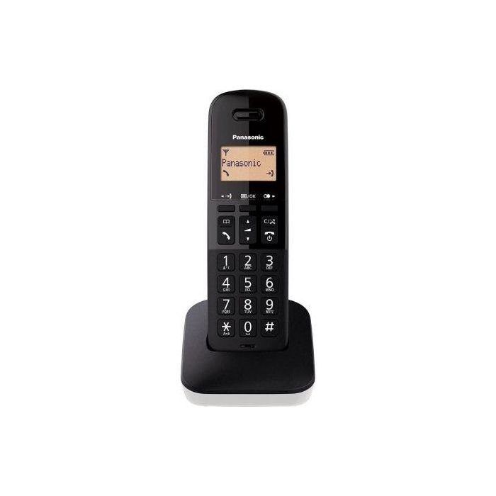 Teléfono Inalámbrico Panasonic KX-TGB610SPW/ Blanco y Negro