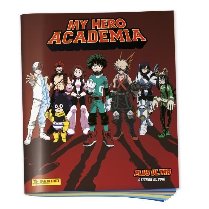 Álbum + tarjetero - PANINI - My Hero Academia - 200 pegatinas y 50 tarjetas